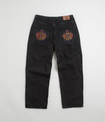 Butter Goods Spider Jeans - Washed Black