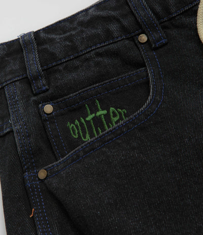 Butter Goods Spider Jeans - Washed Black