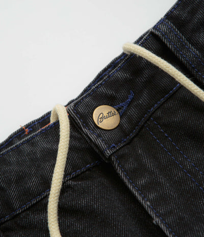 Butter Goods Spider Jeans - Washed Black