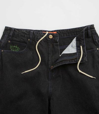 Butter Goods Spider Jeans - Washed Black