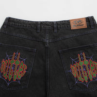 Butter Goods Spider Jeans - Washed Black thumbnail