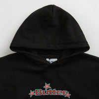 Butter Goods Star Logo Hoodie - Black thumbnail