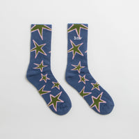 Butter Goods Star Socks - Prussian thumbnail