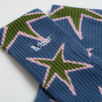 Butter Goods Star Socks - Prussian thumbnail