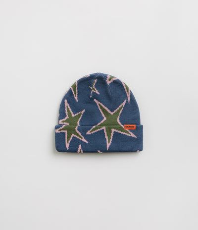 Butter Goods Stars Cuff Beanie - Prussian