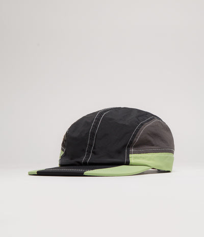 Butter Goods Stream 4 Panel Cap - Black / Pistachio