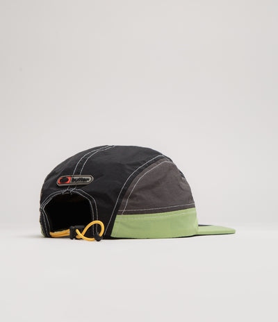 Butter Goods Stream 4 Panel Cap - Black / Pistachio