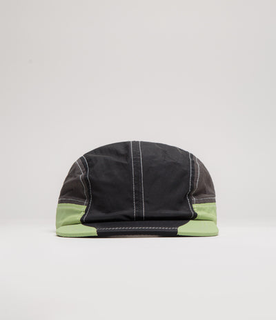 Butter Goods Stream 4 Panel Cap - Black / Pistachio