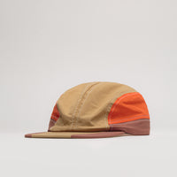 Butter Goods Stream 4 Panel Cap - Khaki / Citrus thumbnail