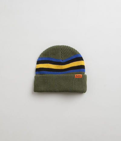 Butter Goods Stripe Cuff Beanie - Green