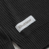 Butter Goods Stripe Knitted Sweatshirt - Charcoal thumbnail