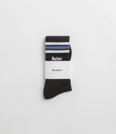 Butter Goods Stripe Socks - Black