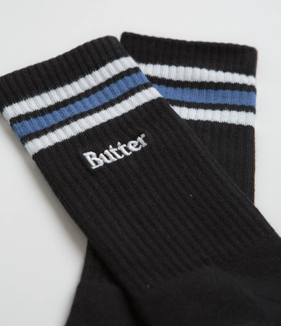 Butter Goods Stripe Socks - Black