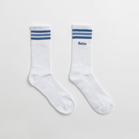 Butter Goods Stripe Socks - White thumbnail