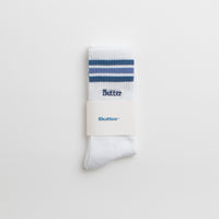 Butter Goods Stripe Socks - White thumbnail