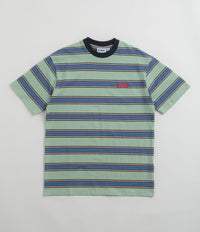 Butter Goods Stripe T-Shirt - Ice / Blue