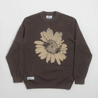 Butter Goods Sunflower Knit Sweatshirt - Charcoal thumbnail