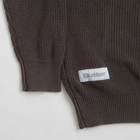 Butter Goods Sunflower Knit Sweatshirt - Charcoal thumbnail