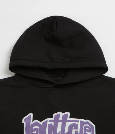 Butter Goods Swirl Hoodie - Black / Purple