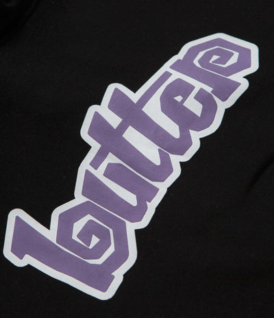 Butter Goods Swirl Hoodie - Black / Purple