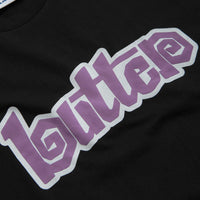 Butter Goods Swirl T-Shirt - Black / Purple thumbnail