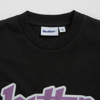 Butter Goods Swirl T-Shirt - Black / Purple thumbnail