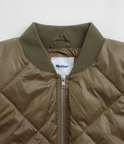 Butter Goods Temperature Bomber Jacket - Army