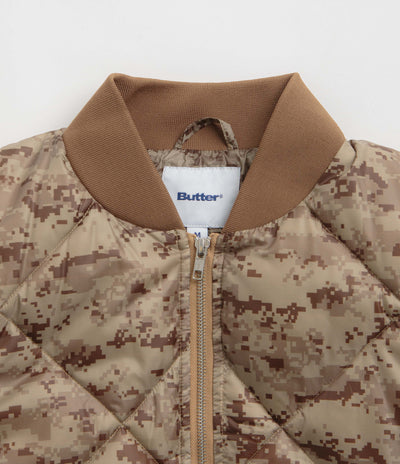 Butter Goods Temperature Bomber Jacket - Digital Camo