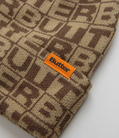 Butter Goods Tiles Beanie - Brown