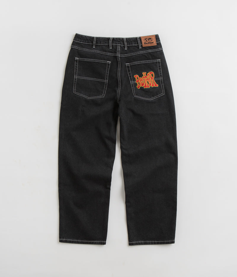 Butter Goods Tour Jeans - Flat Black | Flatspot