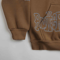 Butter Goods Tour Zip-Thru Hoodie - Chocolate thumbnail