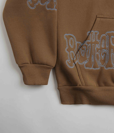 Butter Goods Tour Zip-Thru Hoodie - Chocolate