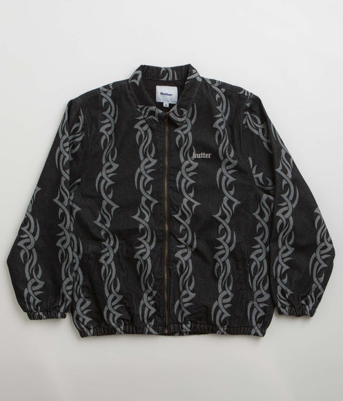 Butter Goods Tribal Denim Jacket - Black