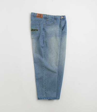 Butter Goods Warped Jeans - Washed Mid Blue