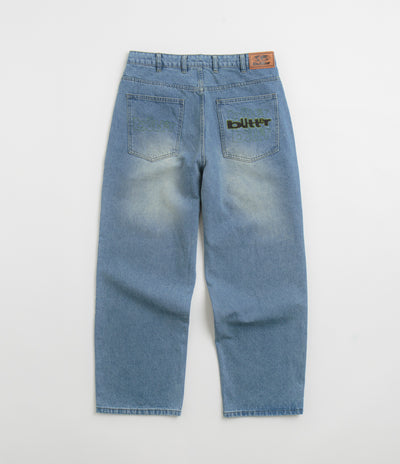 Butter Goods Warped Jeans - Washed Mid Blue