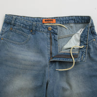 Butter Goods Warped Jeans - Washed Mid Blue thumbnail