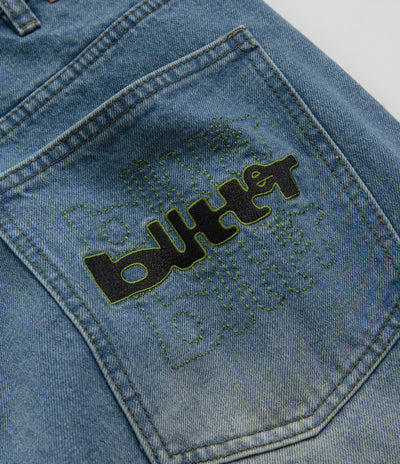 Butter Goods Warped Jeans - Washed Mid Blue