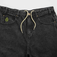 Butter Goods Weathergear Denim Shorts - Faded Black thumbnail