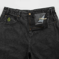 Butter Goods Weathergear Denim Shorts - Faded Black thumbnail