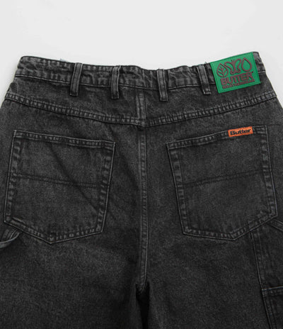 Butter Goods Weathergear Denim Shorts - Faded Black