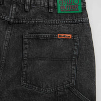 Butter Goods Weathergear Denim Shorts - Faded Black thumbnail