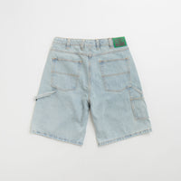 Butter Goods Weathergear Denim Shorts - Faded Light Wash thumbnail