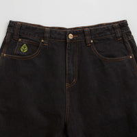 Butter Goods Weathergear Denim Shorts - Washed Black thumbnail