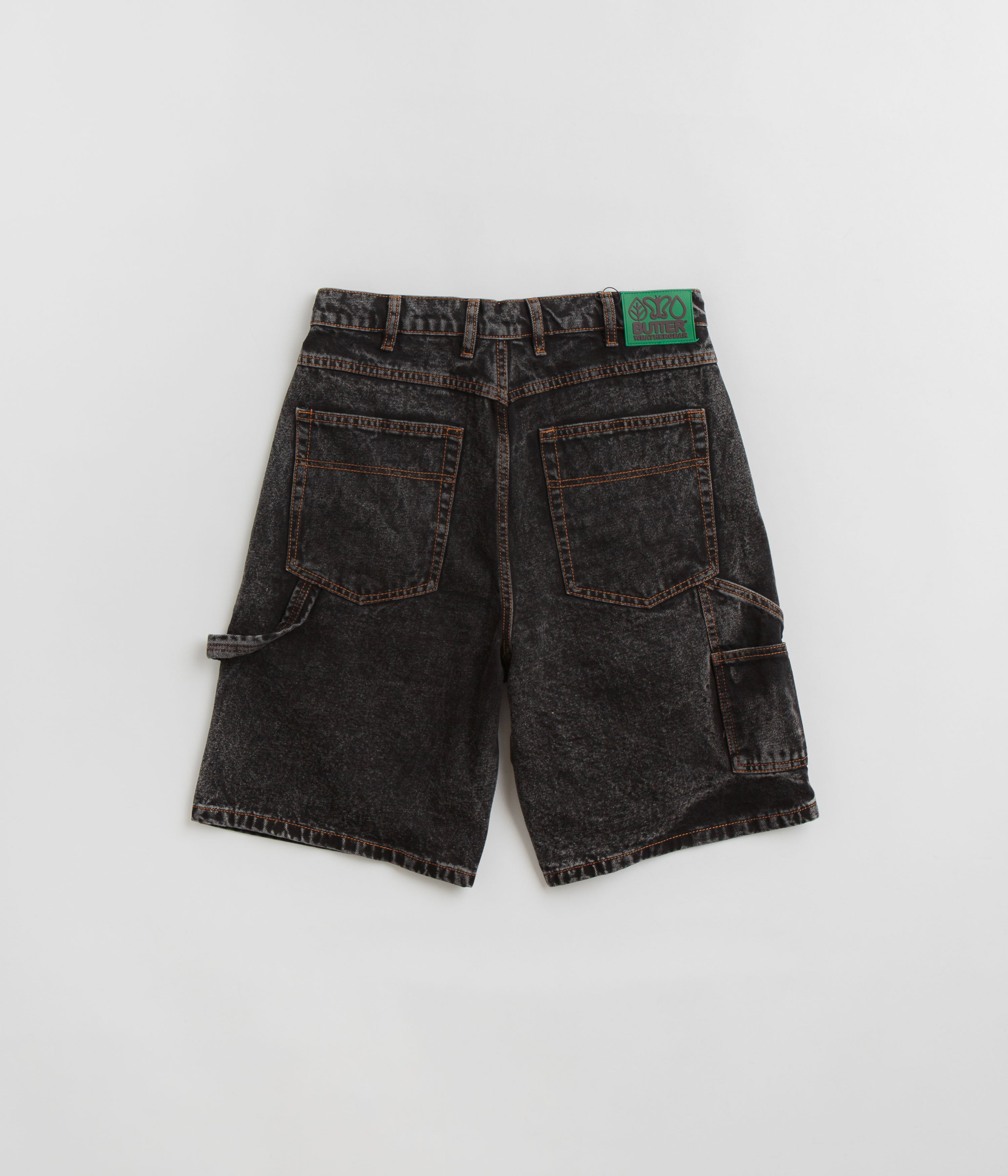 Butter Goods Weathergear Heavyweight Denim Shorts - Gun Metal | Flatspot