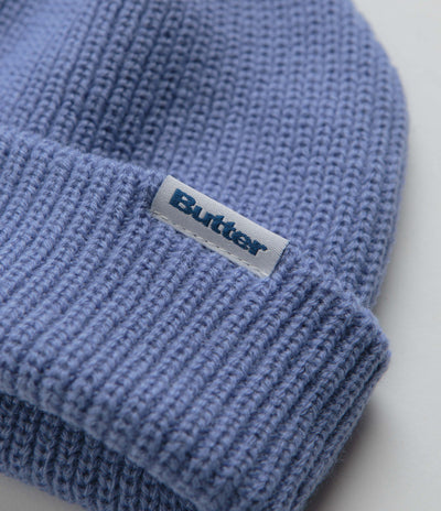 Butter Goods Wharfie Beanie - Pacific Blue / White