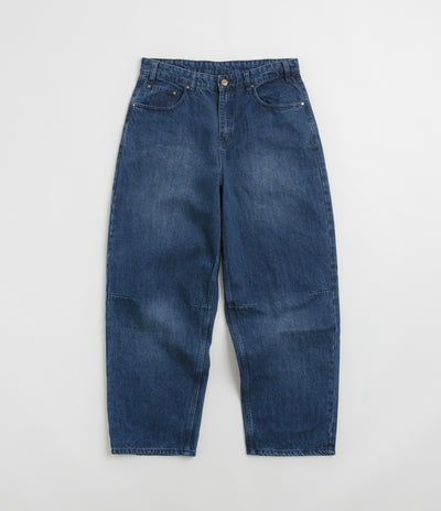 Butter Goods Wide Cut Jeans - Washed Slub Blue