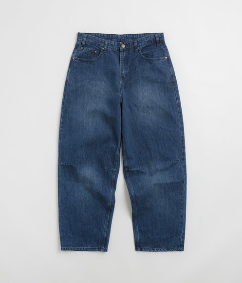 Butter Goods Wide Cut Jeans - Washed Slub Blue