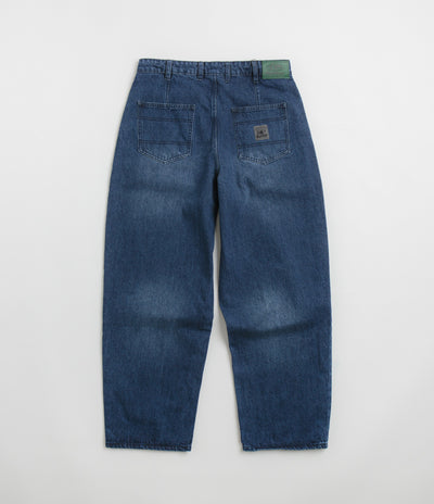 Butter Goods Wide Cut Jeans - Washed Slub Blue