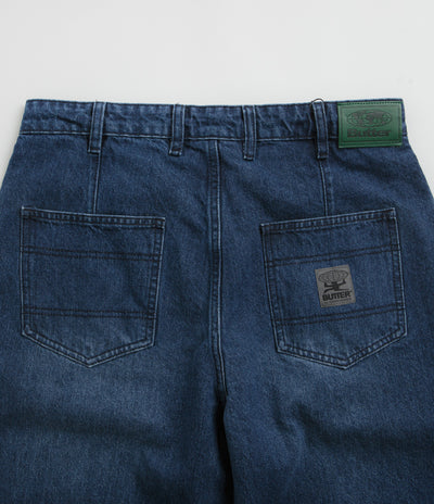 Butter Goods Wide Cut Jeans - Washed Slub Blue