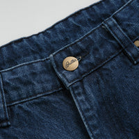 Butter Goods Wide Cut Jeans - Washed Slub Blue thumbnail